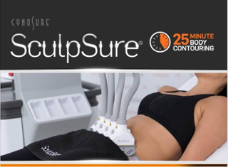 SculpSure treatment procedure illustration